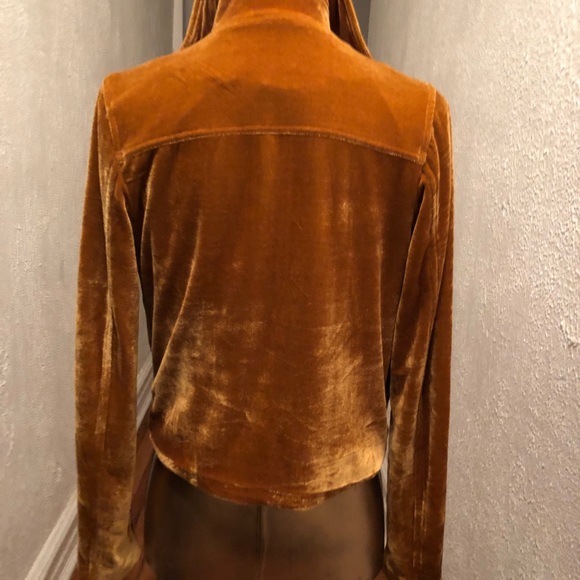 Forever 21 Butterscotch velvet jacket - Picture 3 of 3